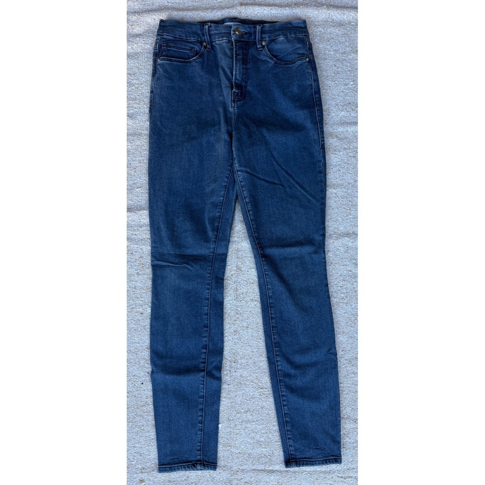 GOOD‎ AMERICAN Blue Good Waist Denim Jeans Pants Women's Size 8/ 29
